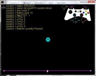 xbox controller example screen
